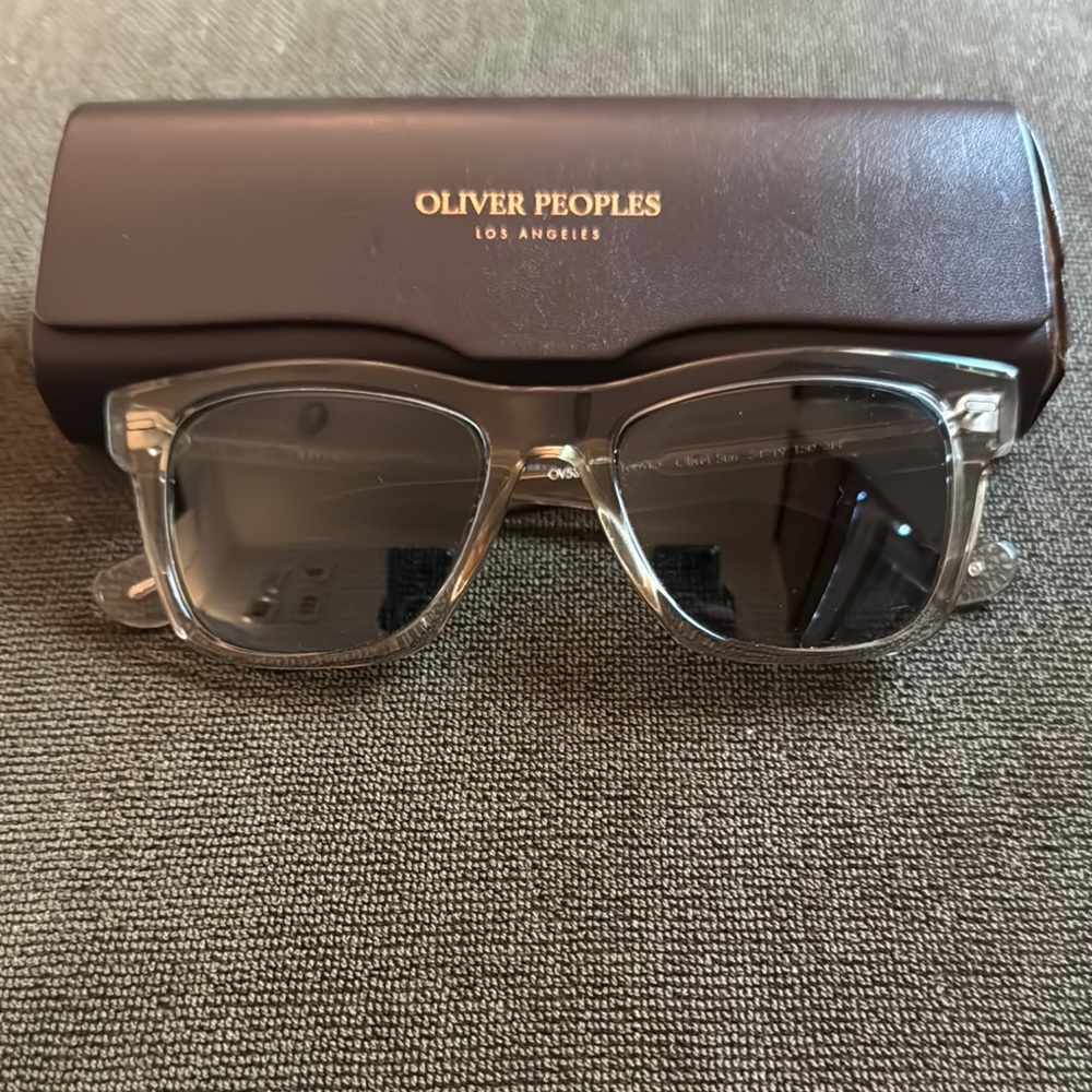 Oliver Peoples Clear Frame Sunglasses